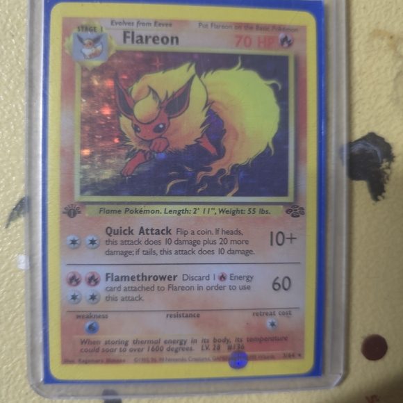 1st Edition Holographic Pokemon Cards (Eevee Evo.)